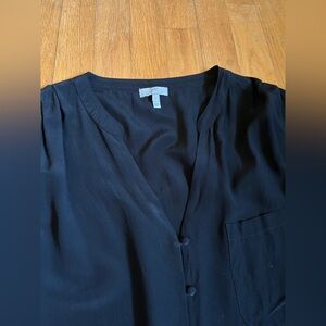 Joie Silk V-Neck Blouse S